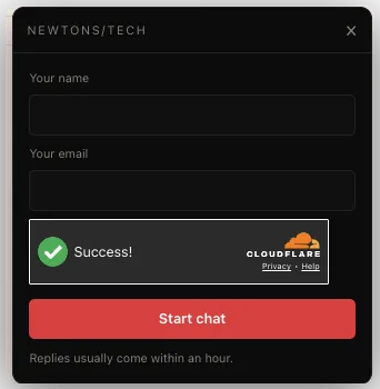 Site Chat widget